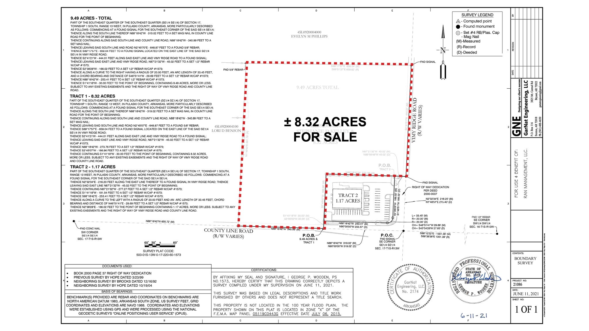 13624 Vimy Ridge Rd, Alexander, AR 72002 Land for Sale