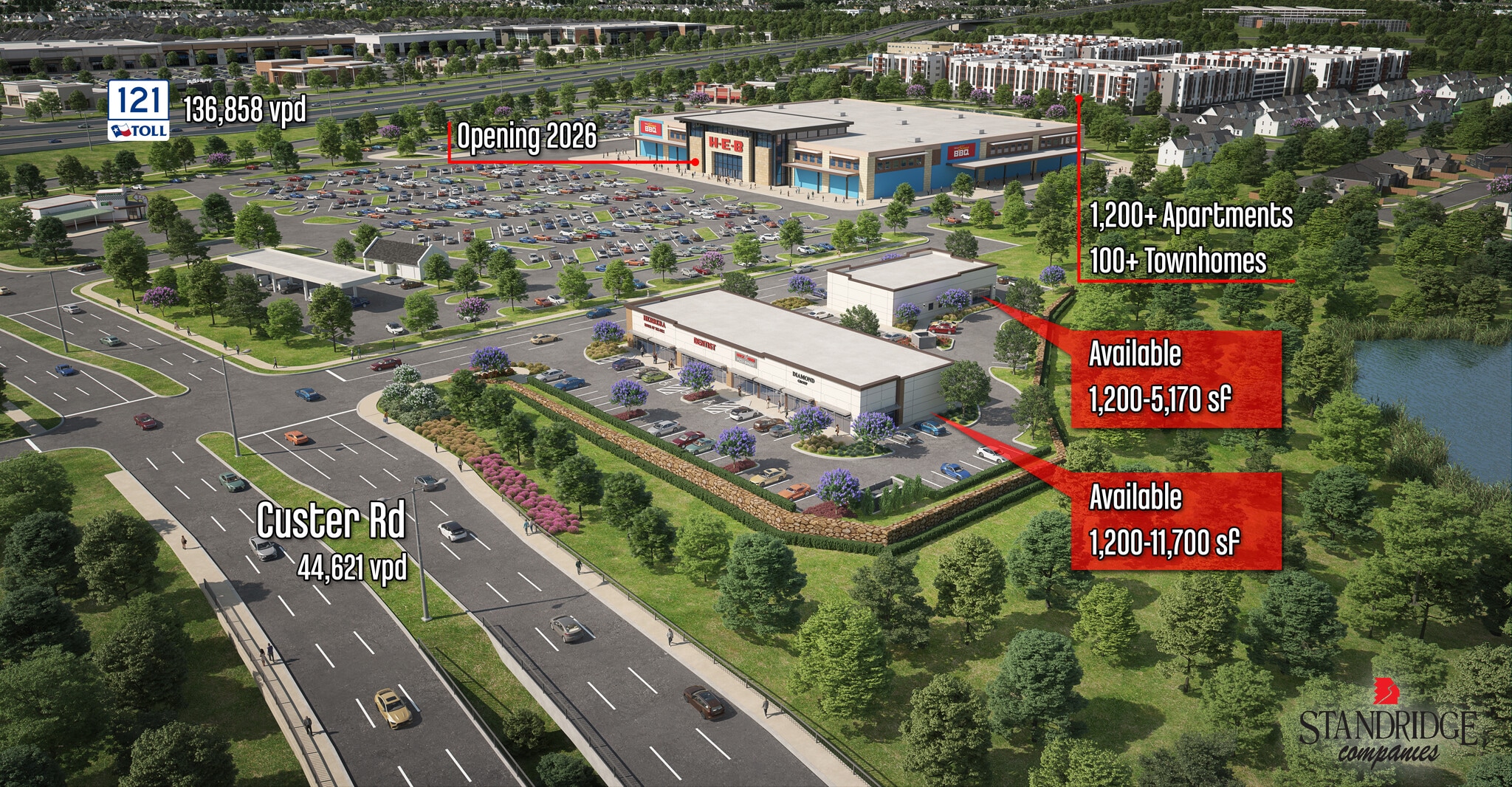 00 Southeast Quadrant of Custer & 121, Allen, TX 75013 Southeast