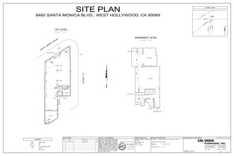 8460 Santa Monica Blvd, West Hollywood, CA for lease Site Plan- Image 1 of 1