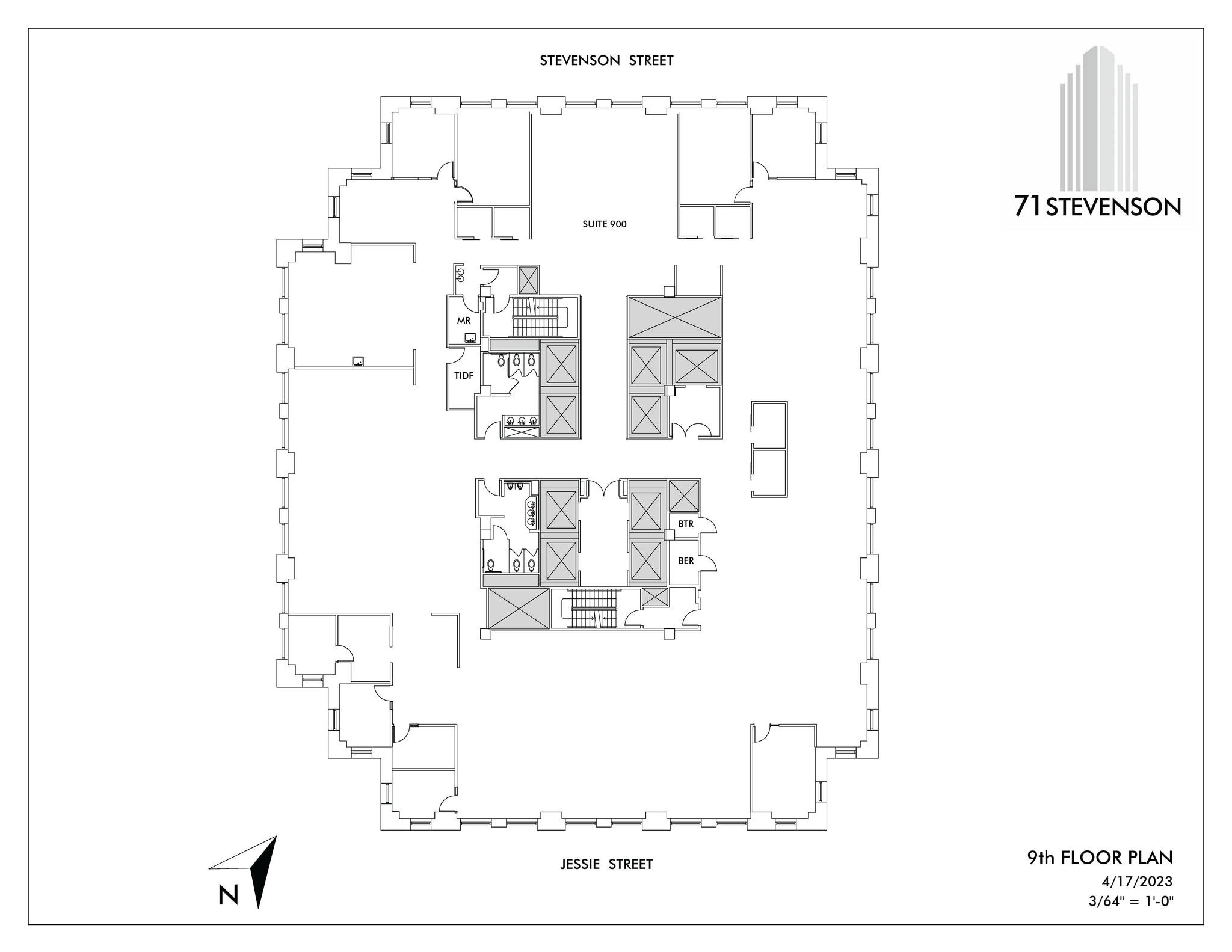 71 Stevenson St, San Francisco, CA for lease Floor Plan- Image 1 of 1