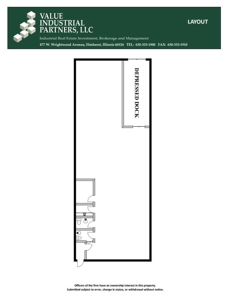 736-776 Industrial Dr, Elmhurst, IL for lease Floor Plan- Image 1 of 1
