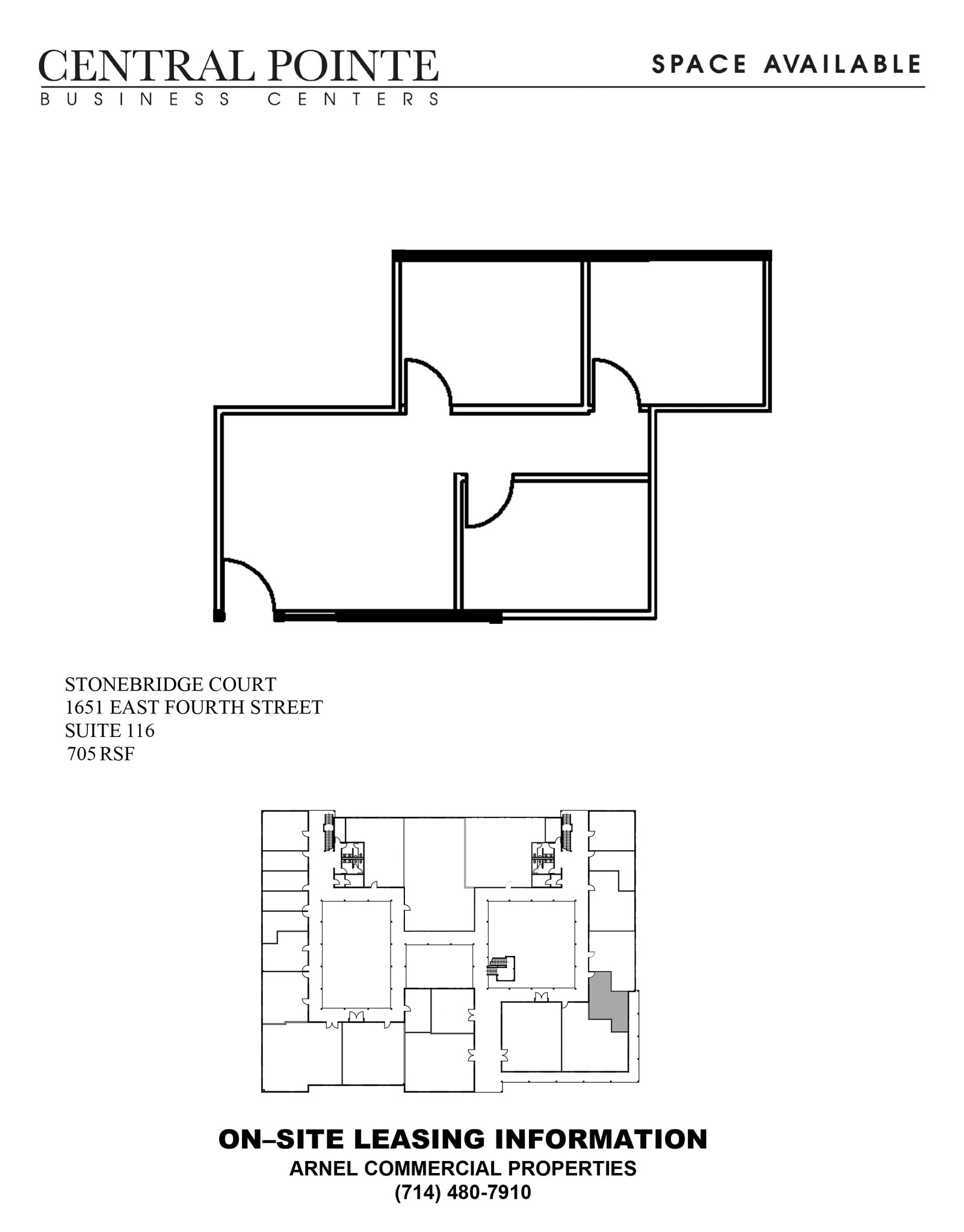 1651 E 4th St, Santa Ana, CA for lease Floor Plan- Image 1 of 1