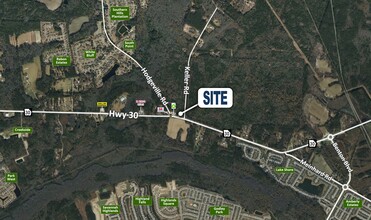 GA Hwy 30 & Keller Road, Port Wentworth, GA - AERIAL  map view - Image1