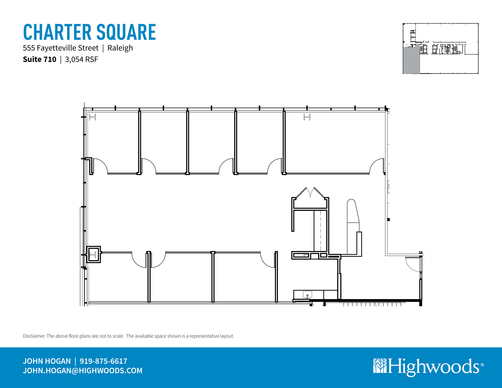 555 Fayetteville St, Raleigh, NC for lease Floor Plan- Image 1 of 1