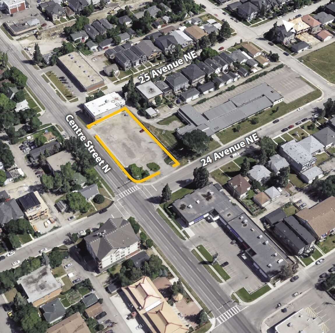 2510 Centre N st, Calgary, AB for sale Aerial- Image 1 of 3