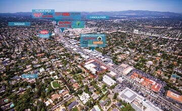17300-17308 Ventura Blvd, Encino, CA - AERIAL  map view - Image1