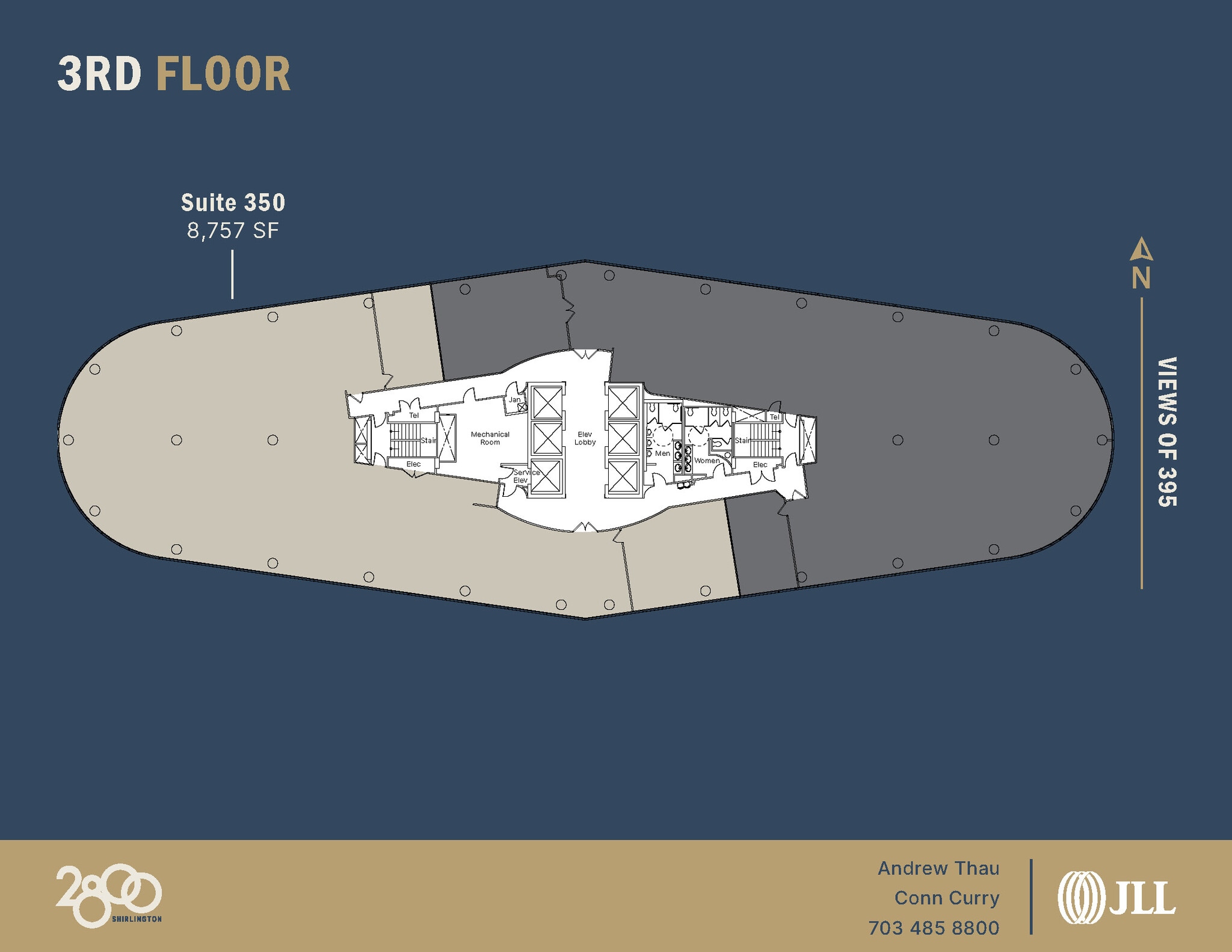 2800 S Shirlington Rd, Arlington, VA for lease Floor Plan- Image 1 of 1