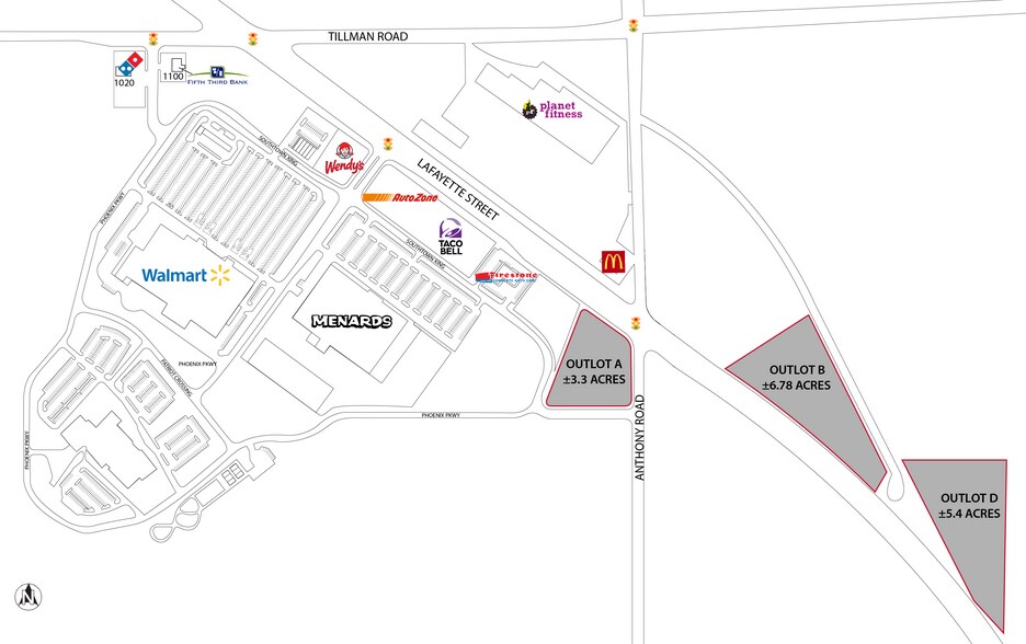 Lafayette St And Anthony Rd, Fort Wayne, IN for sale - Site Plan - Image 2 of 2