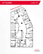 1710 Rhode Island Ave NW, Washington, DC for lease Floor Plan- Image 1 of 1