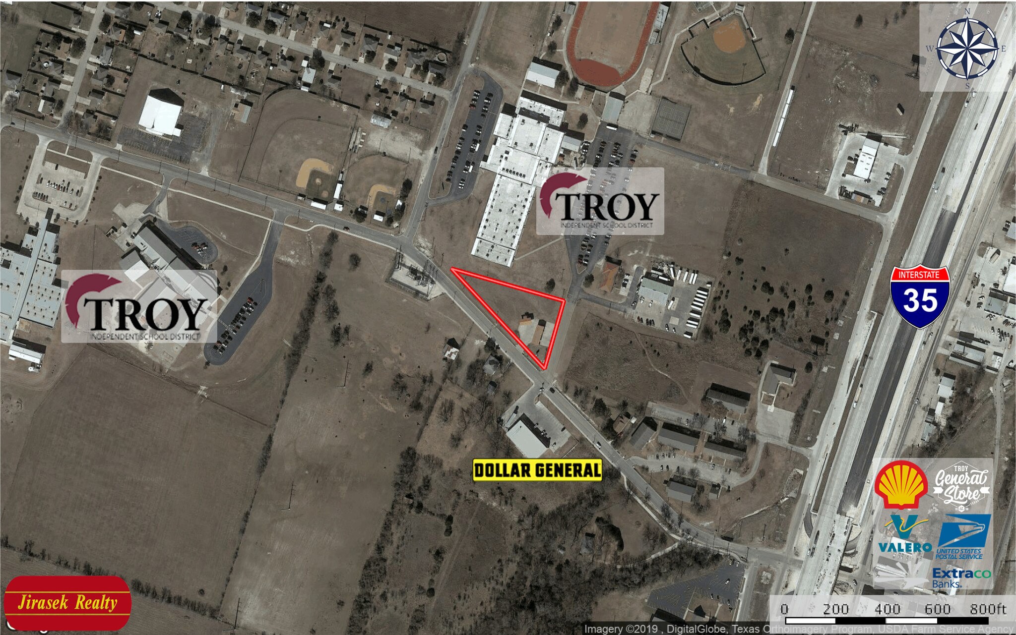 W Main St, Troy, TX, 76579 Commercial Land For Sale