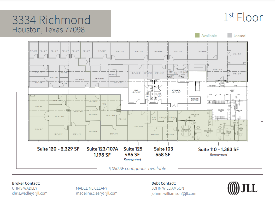 3334 Richmond Ave, Houston, TX for sale Floor Plan- Image 1 of 1