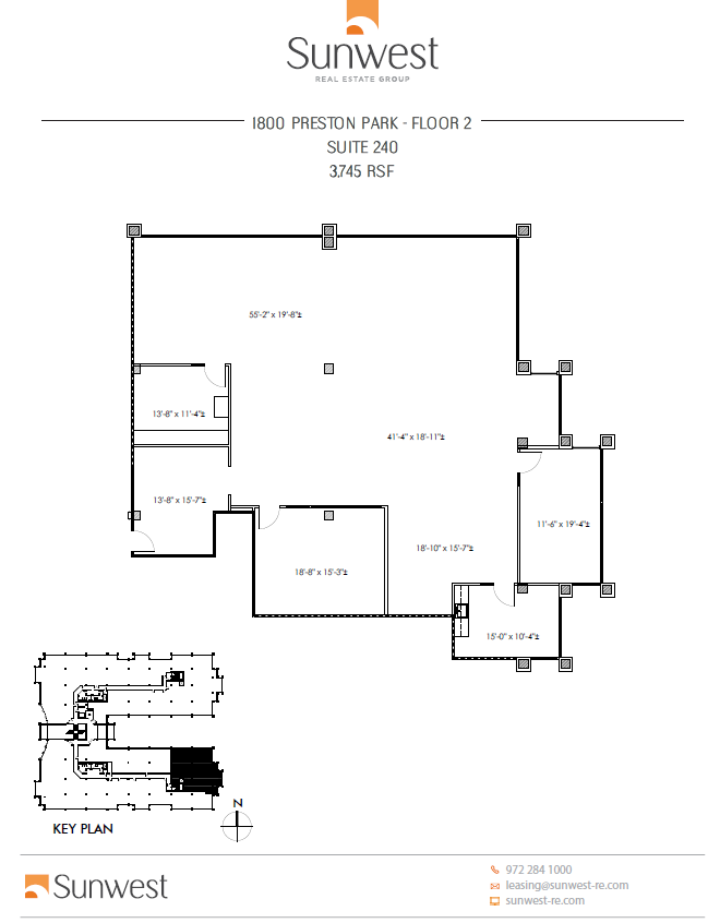 1800 Preston Park Blvd, Plano, TX for lease Floor Plan- Image 1 of 1