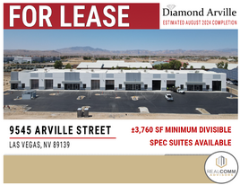 Two (2) - 3,760 SF Spec Suites Available - Warehouse