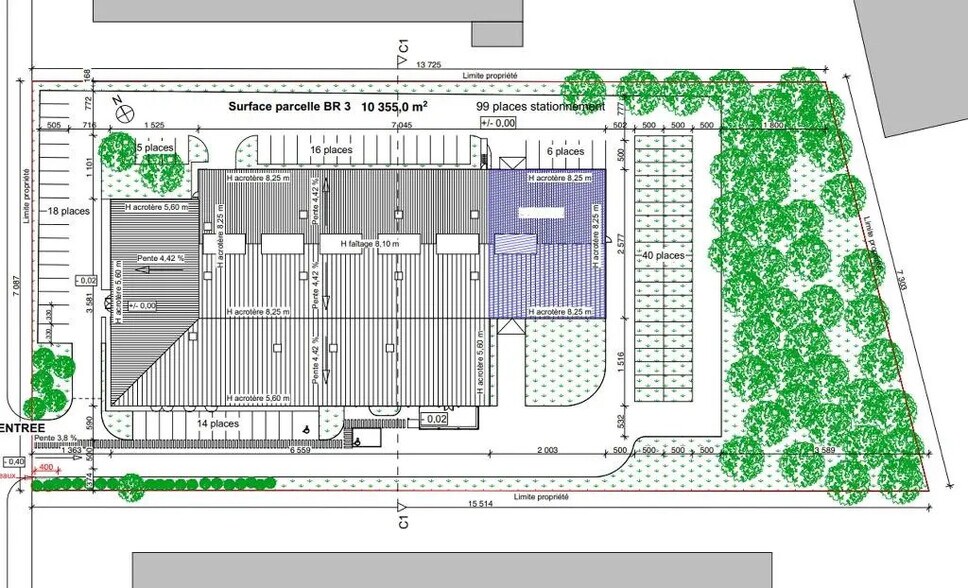 Flex in Mondeville for sale - Floor Plan - Image 3 of 4