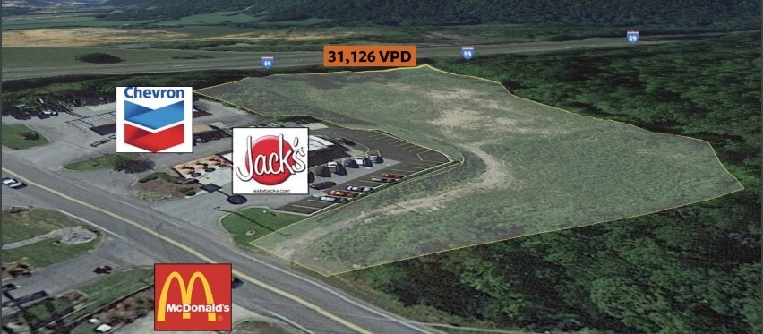 I-59 and Hwy 174, Springville, AL for sale - Aerial - Image 3 of 4