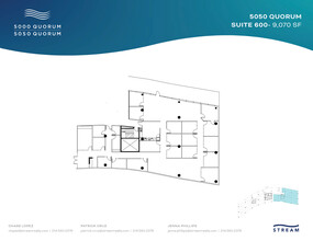 5050 Quorum Dr, Dallas, TX for lease Floor Plan- Image 2 of 2