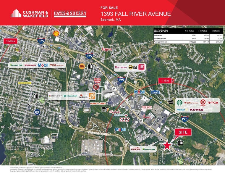 1387 Fall River Ave, Seekonk, MA for sale - Building Photo - Image 2 of 3