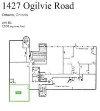 1427 Ogilvie Rd, Ottawa, ON for lease Floor Plan- Image 1 of 1