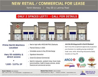 More details for Hwy 99 & Lathrop Rd, Manteca, CA - Retail for Lease