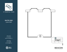 425 S Financial Pl, Chicago, IL for lease Floor Plan- Image 1 of 1