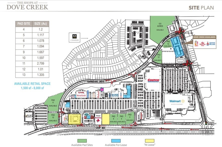 Empresario Potranco Dr San Antonio Tx 78245 Shops At Dove Creek 6 8 Acre Pad Site Loopnet Com Empresario Potranco Dr San Antonio Tx 78245 Shops At Dove Creek 6 8 Acre Pad Site Loopnet Com