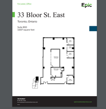 33 Bloor St E, Toronto, ON for lease Floor Plan- Image 2 of 2