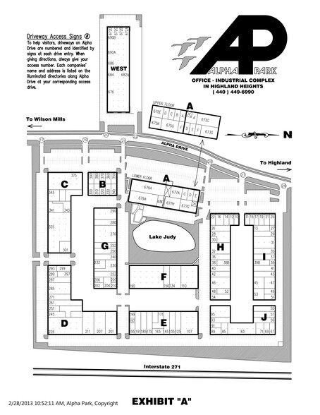 673-679 Alpha Dr, Highland Heights, OH for lease - Site Plan - Image 3 of 3