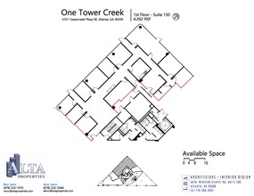 3101 Towercreek Pkwy SE, Atlanta, GA for lease Floor Plan- Image 1 of 2