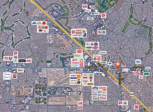 SWC Bell Rd & Dysart Rd, Surprise, AZ - aerial  map view