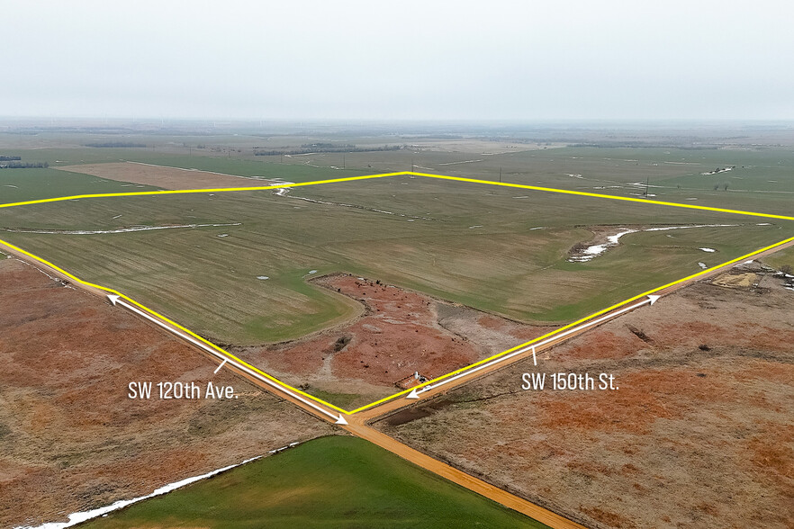 159 +/- Acres on SW 150 St. St, Zenda, KS for sale - Primary Photo - Image 1 of 46