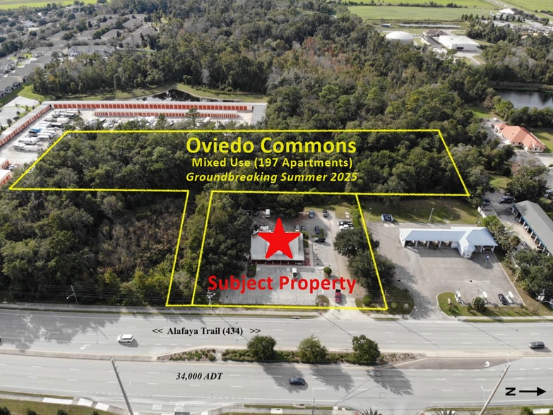 1340 Alafaya Trl, Oviedo, FL for lease - Aerial - Image 2 of 9