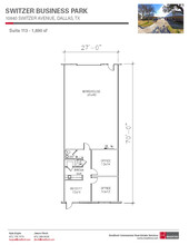 10930 Switzer Ave, Dallas, TX for lease Floor Plan- Image 2 of 4