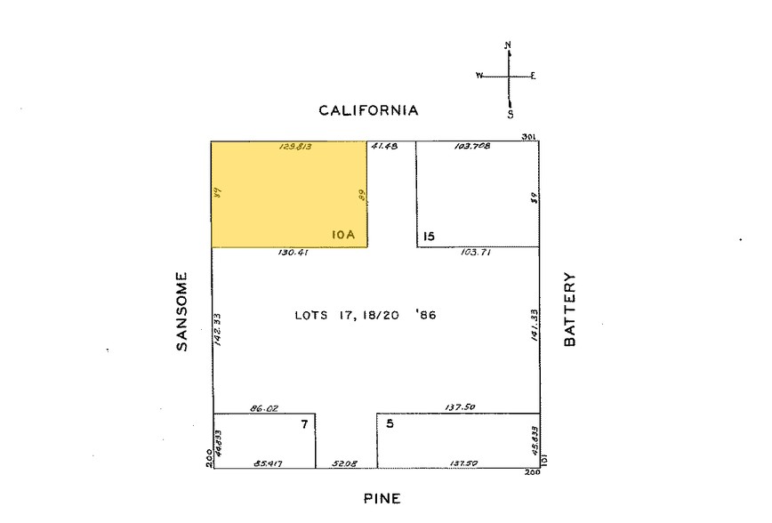 351 California St, San Francisco, CA for lease - Plat Map - Image 2 of 15