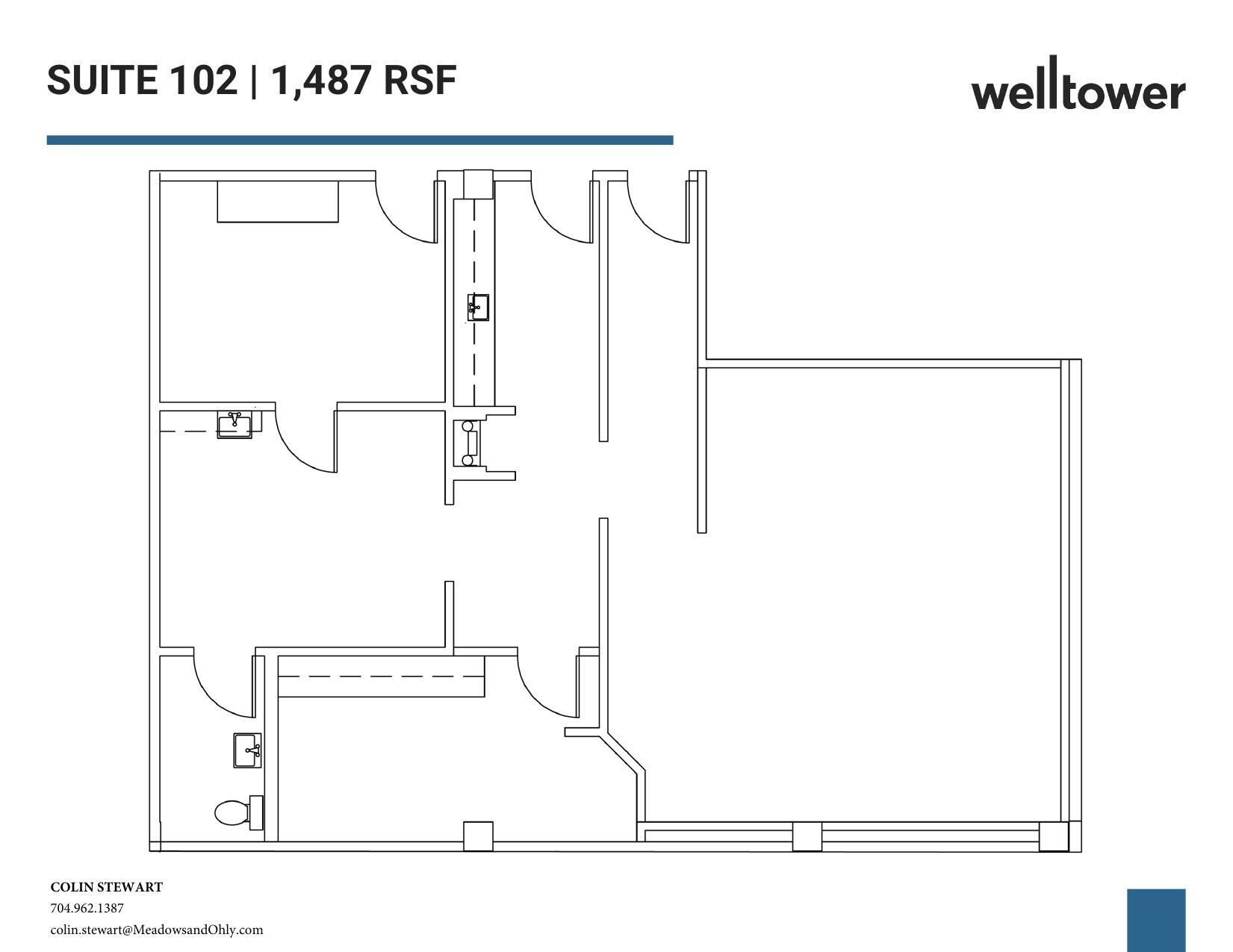 1718 E 4th St, Charlotte, NC for lease Floor Plan- Image 1 of 1