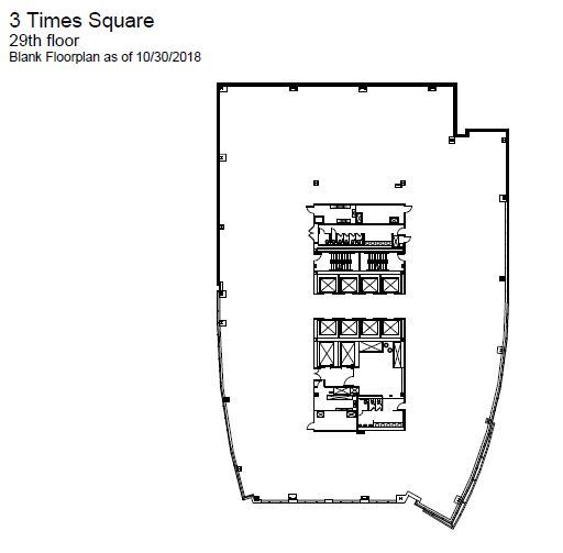 3 Times Sq, New York, NY for lease Floor Plan- Image 1 of 4