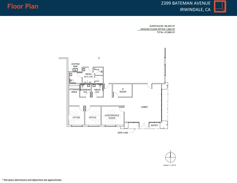 2399 Bateman Ave, Duarte, CA for lease Floor Plan- Image 1 of 1