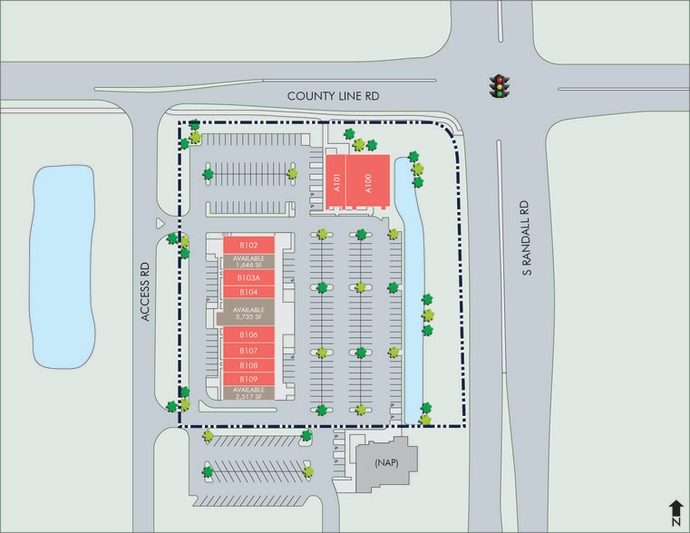 2513-2535 County Line Rd, Algonquin, IL for sale - Site Plan - Image 1 of 1