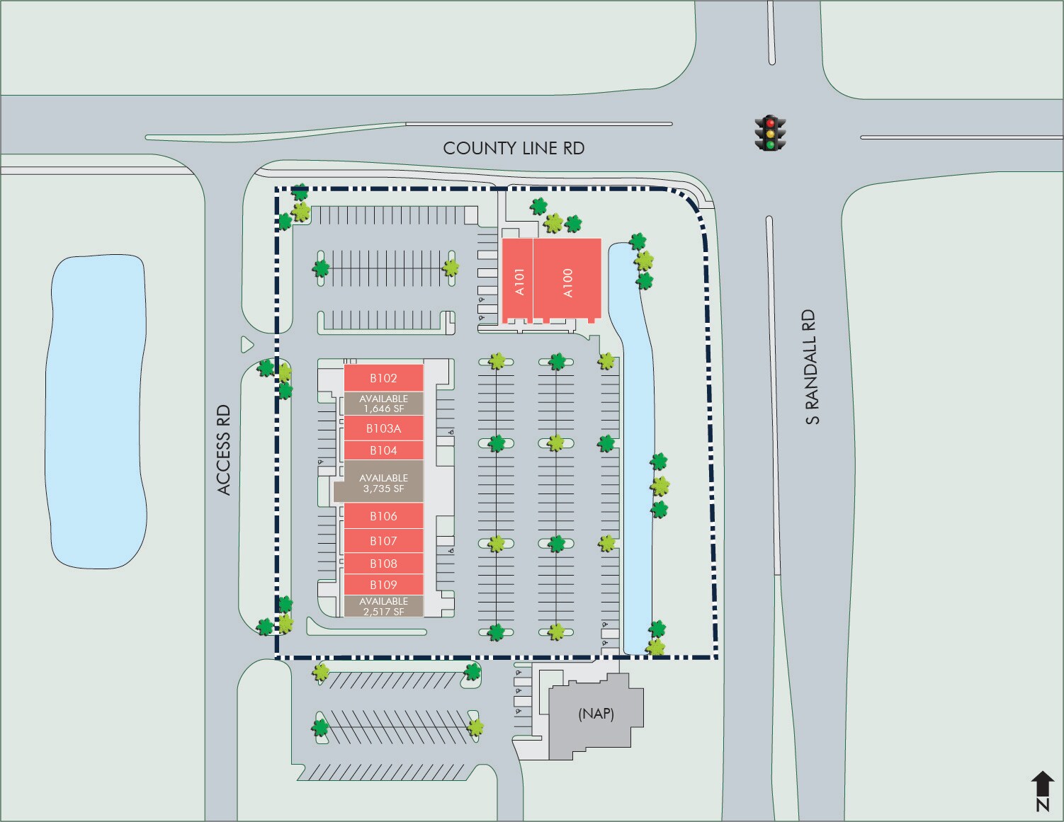 2513-2535 County Line Rd, Algonquin, IL for sale Site Plan- Image 1 of 1