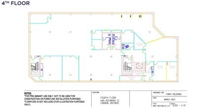 685 Richmond St, London, ON for lease Floor Plan- Image 1 of 1