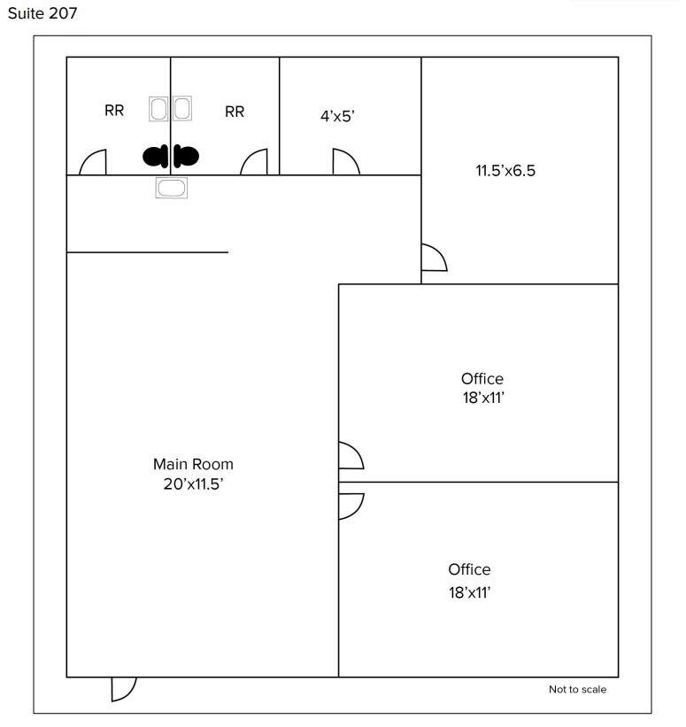 6904-6920 Spring Valley Dr, Holland, OH 43528 - Unit 207-209 -  - Floor Plan - Image 1 of 2