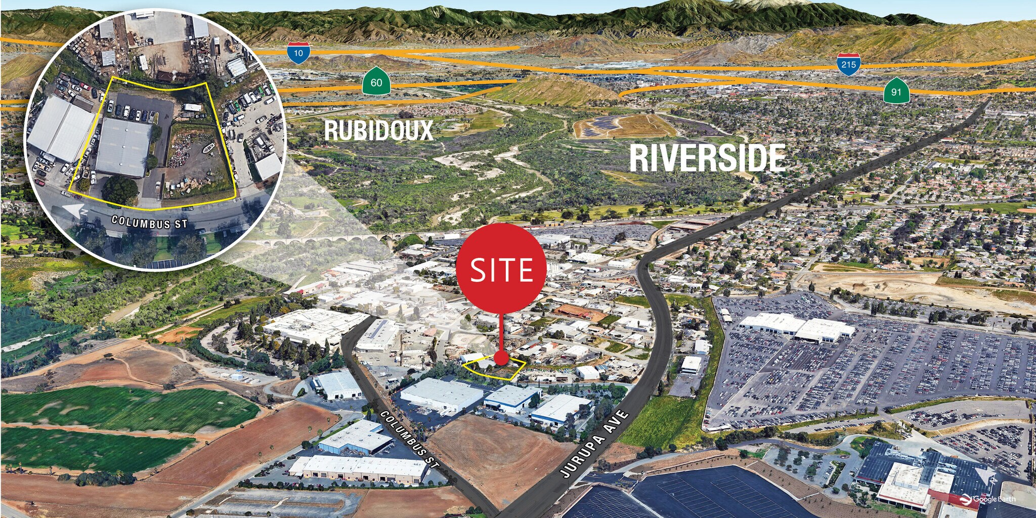 6722 Columbus St, Riverside, CA for sale Aerial- Image 1 of 1