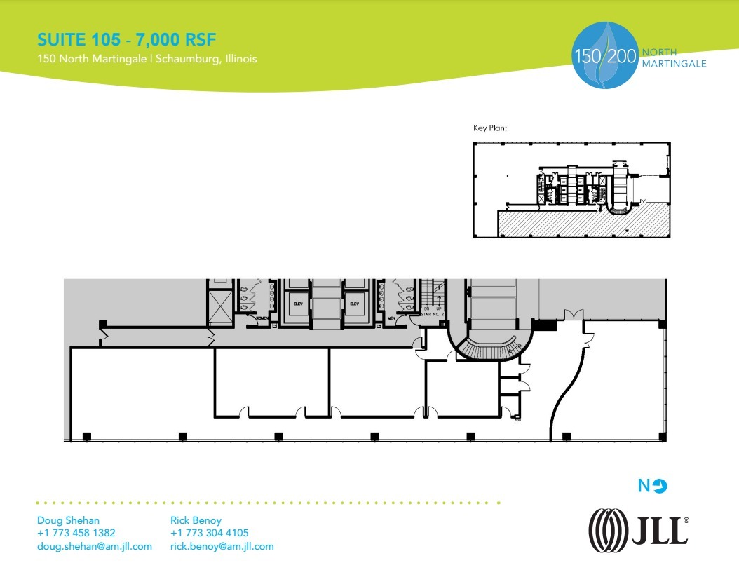 150 N Martingale Rd, Schaumburg, IL for lease Floor Plan- Image 1 of 1