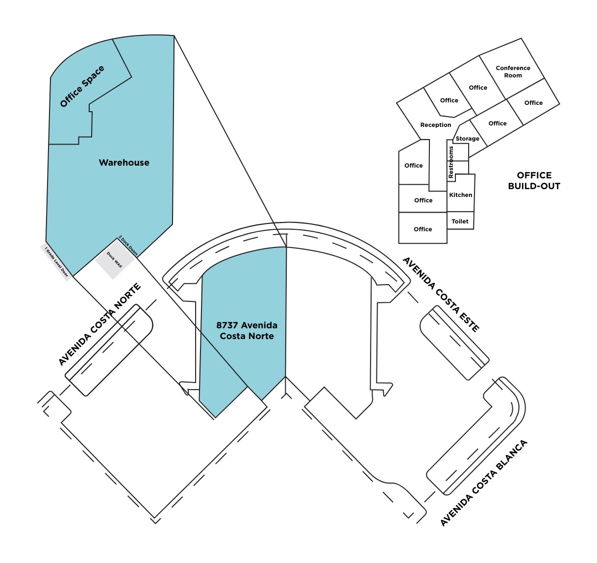 8737 Avenida Costa Norte, San Diego, CA for lease Site Plan- Image 1 of 1