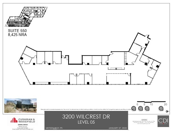 3200 Wilcrest Dr, Houston, TX for lease Floor Plan- Image 1 of 1