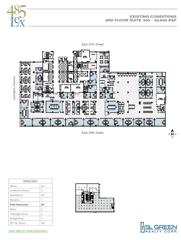 485 Lexington Ave, New York, NY for lease Floor Plan- Image 1 of 3