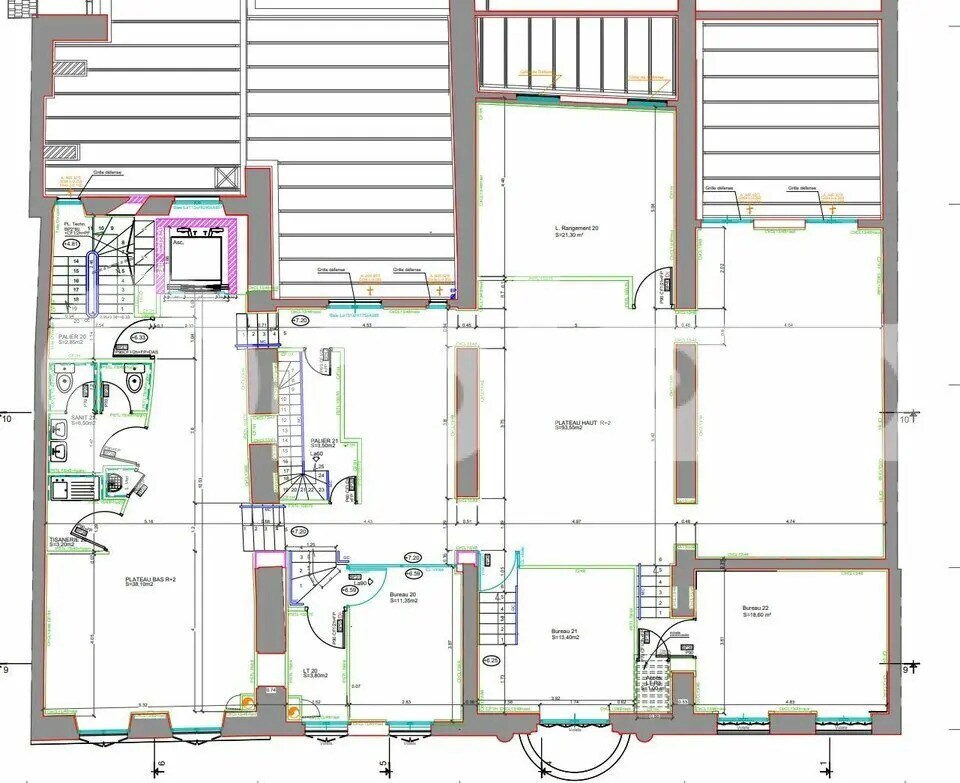 Office in La Rochelle for lease Floor Plan- Image 1 of 3