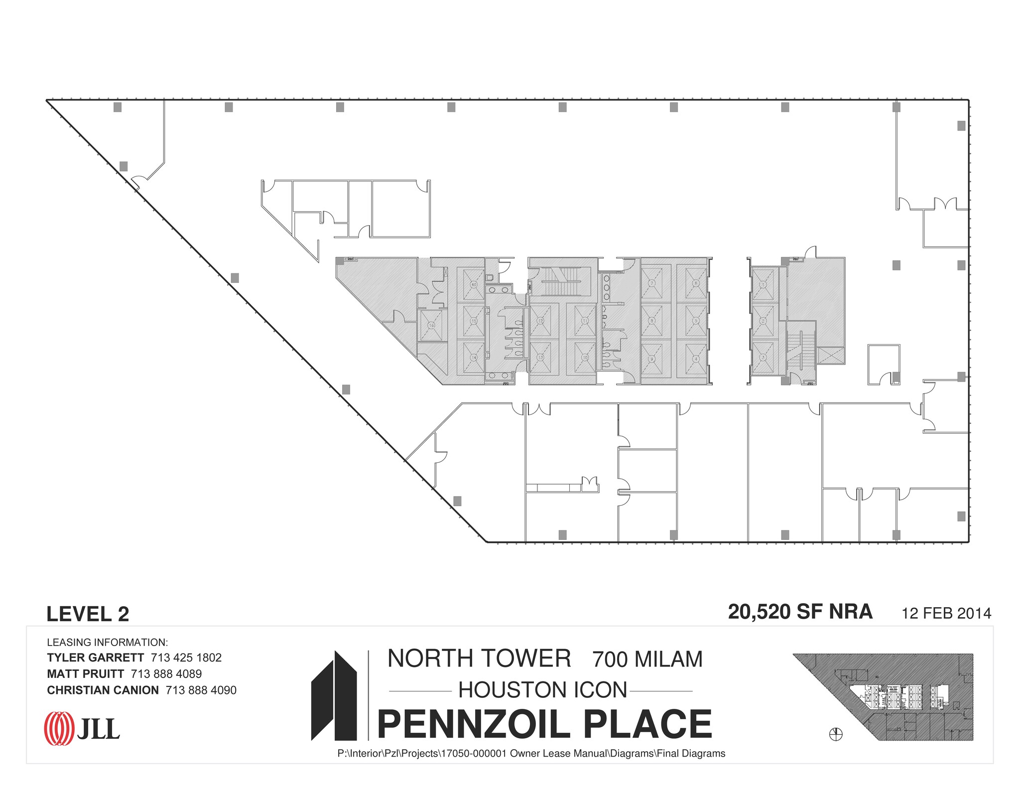 700 Milam St, Houston, TX for lease Floor Plan- Image 1 of 1