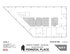 700 Milam St, Houston, TX for lease Floor Plan- Image 1 of 1