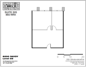 6200 Savoy Dr, Houston, TX for lease Floor Plan- Image 1 of 1