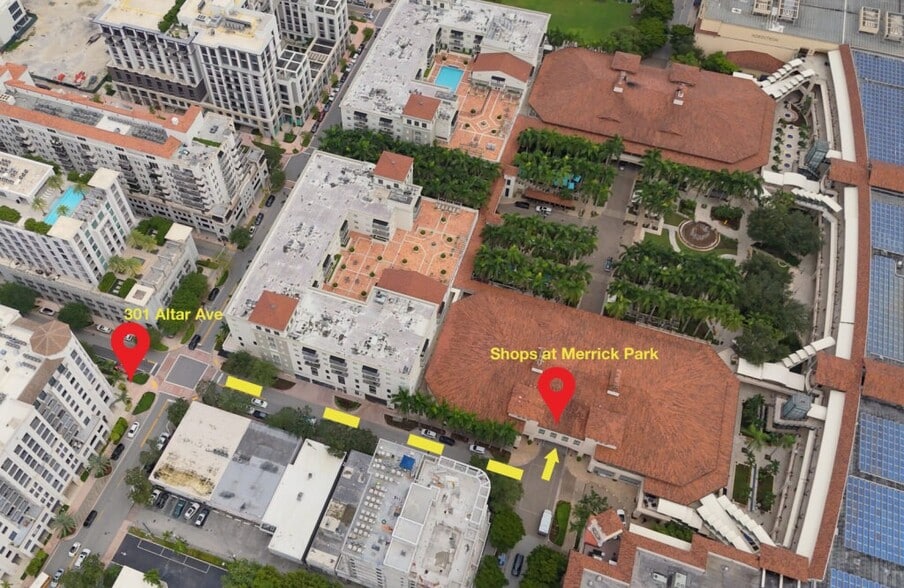 301 Altara Ave, Coral Gables, FL for lease - Aerial - Image 3 of 25
